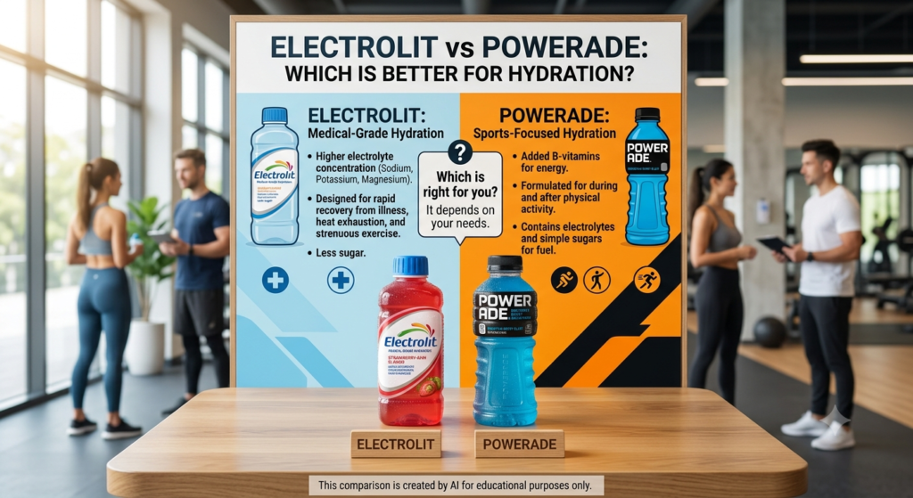 Electrolit vs Powerade